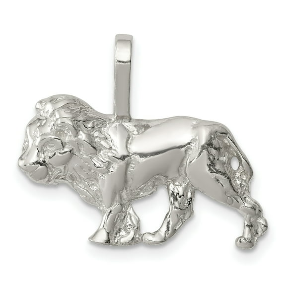 925 Sterling Silver Lion Charm Pendant