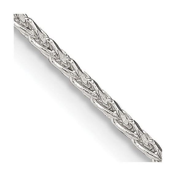 925 Sterling Silver Lobster Claw Closure 1.50mm Sparkle Cut Round Spiga Chain Necklace 24 Inch - Chain Necklace for Wome