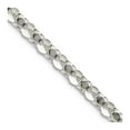 thumbnail image 1 of 925 Sterling Silver Lobster Claw Closure Fancy Mesh 2.50mm Chain Necklace 20 Inch Chain Necklace for Women and Men, 1 of 2