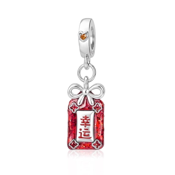 925 Sterling Silver Lucky Amulet Dangle Charm for Bracelet Charms Bangle Pendant Jewelry