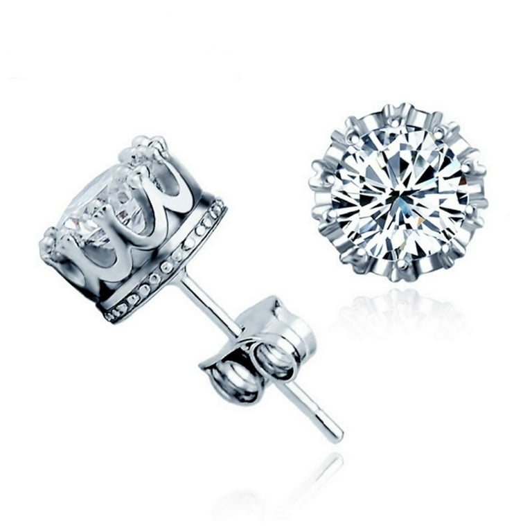 925 Sterling Silver Luxury Crown Design with Cubic Zirconia