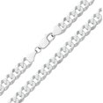 thumbnail image 1 of 925 Sterling Silver Men/Women Curb Chain - 30 inch*8mm, 1 of 1