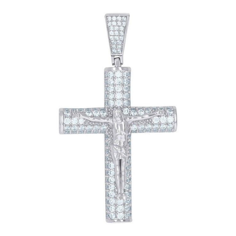 Online Diamond cz cross charm