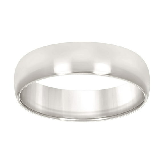 925 Sterling Silver Mens Comfort-Fit Wedding Band 7mm Ring Size 11 Wedding Band for Men - 6.9 Grams