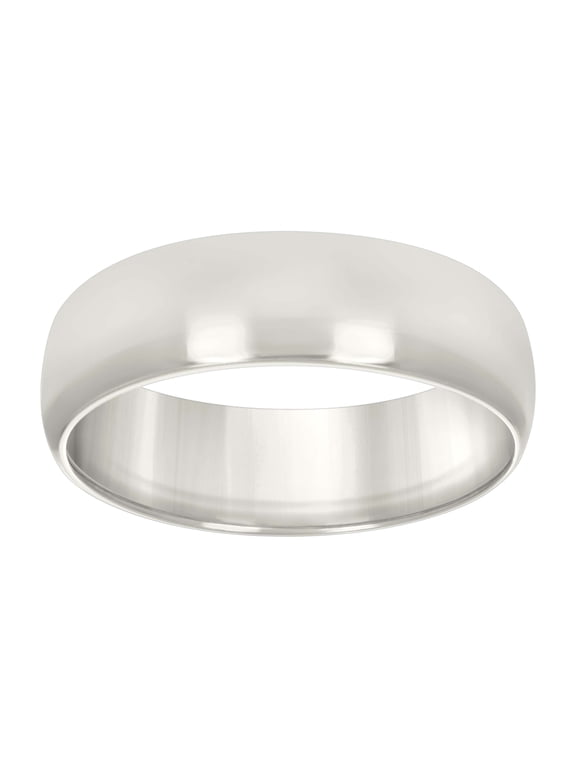 925 Sterling Silver Mens Comfort Fit Wedding Band 8mm Ring Size 9