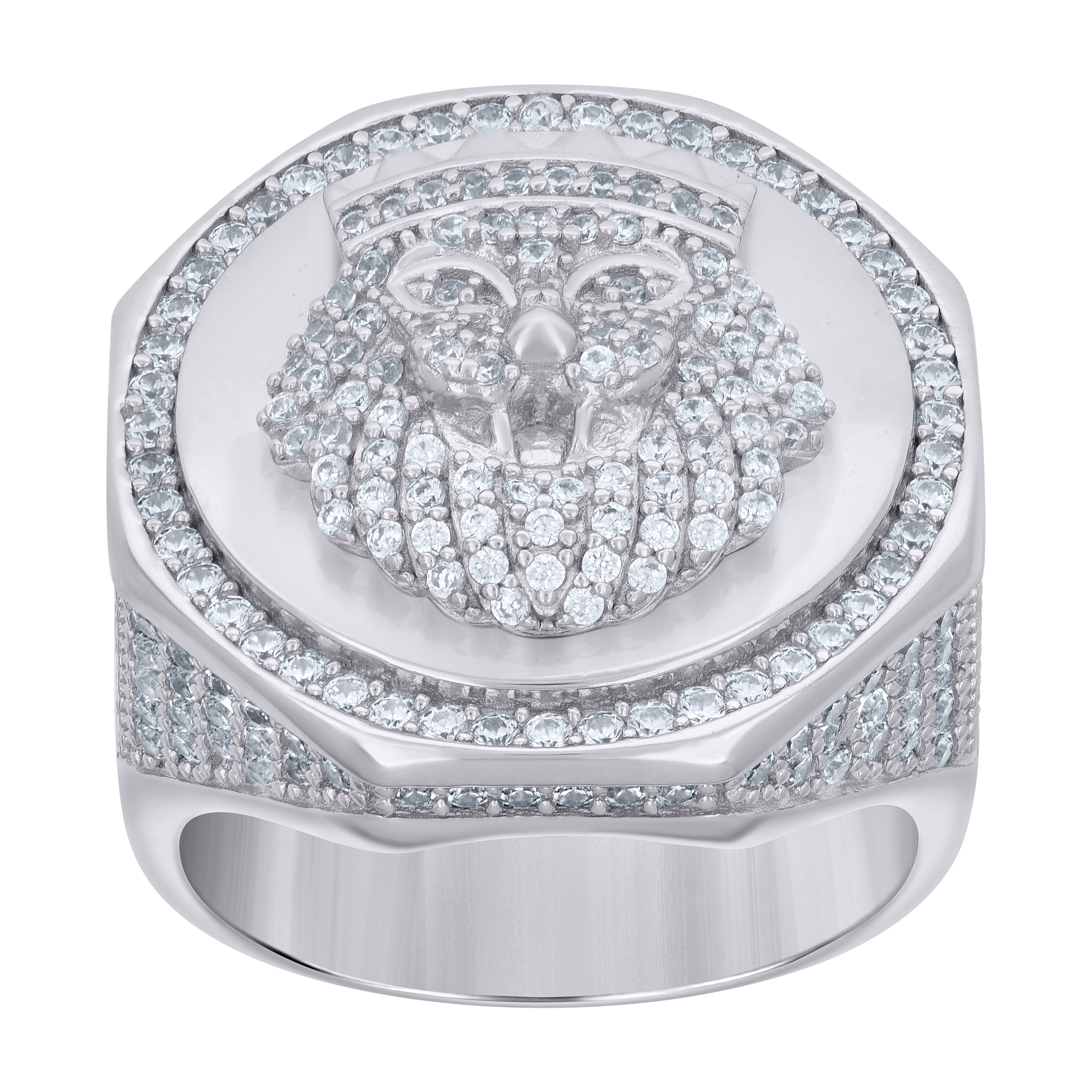 Ag Sterling - Taurus Cubic Zirconia & Sterling Silver Zodiac Sign main image 1