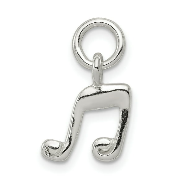 925 Sterling Silver Music Note Charm Pendant