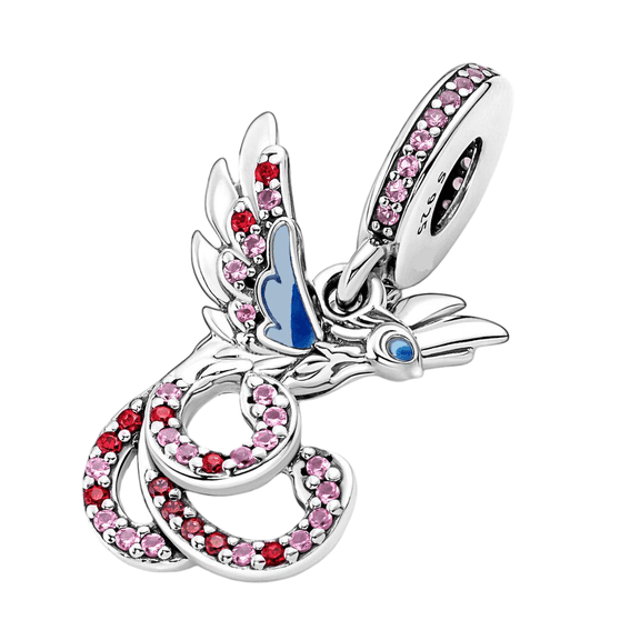 925 Sterling Silver Mythical Phoenix Bird Dangle Charm for Bracelet Charms Bangle Pendant Jewelry