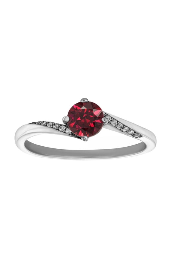 925 Sterling Silver Natural 4.00 Mm Rhodolite Garnet Gemstone Silver Ring, Wedding Band, Silver Rings For Women
