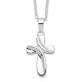 thumbnail image 1 of 925 Sterling Silver Necklace with Pendants Chain Cross 18 inch, 1 of 4