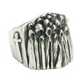 thumbnail image 1 of 925 Sterling Silver Nothingness World Ghost Ring Biker Punk Jewelry TA273 US Size 13.5, 1 of 15