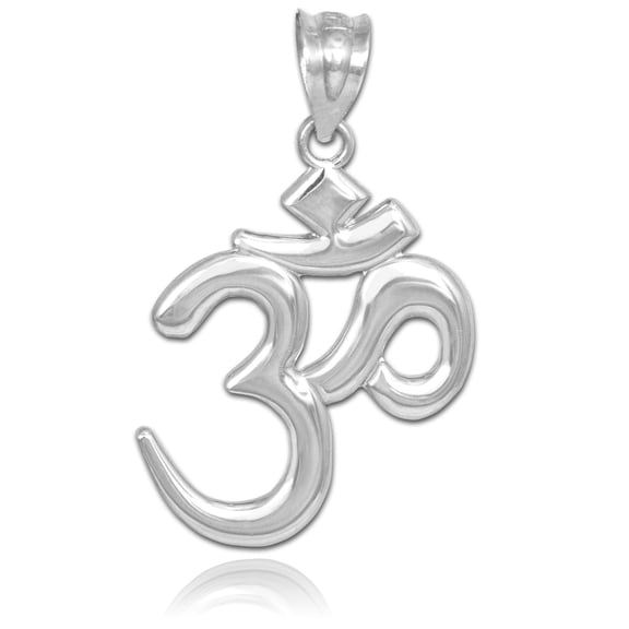 .925 Sterling Silver Om/Ohm (Pendant)
