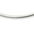 thumbnail image 1 of 925 Sterling Silver Omega Chain Necklace 3 mm Cubetto 18 inch, 1 of 4