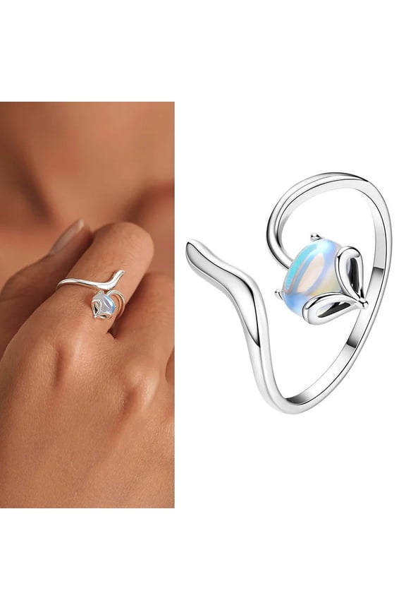 925 Sterling Silver Open Adjustable Rings for Women & Girls. Wedding, Engagement, Anniversary or Gift Rings