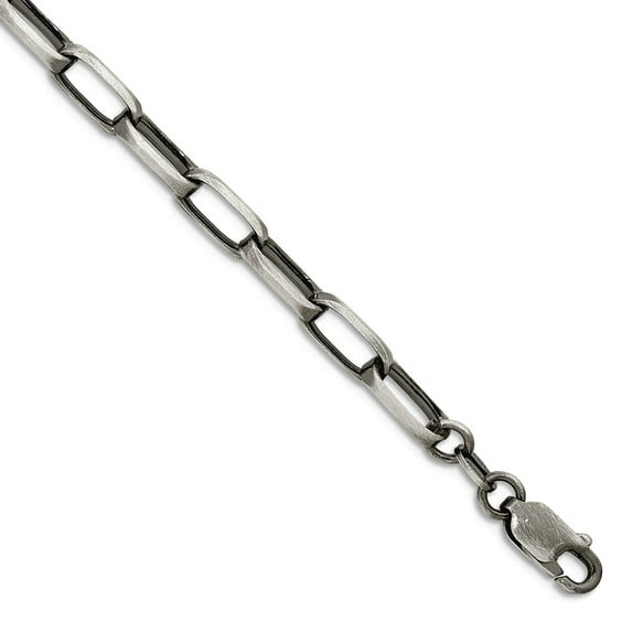 Primal Silver Sterling Silver Antiqued Fancy Link Bracelet