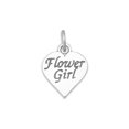 thumbnail image 1 of .925 Sterling Silver Oxidized Flower Girl Charm, 1 of 1