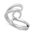thumbnail image 1 of 925 Sterling Silver Oxidized Platinum Plated Celtic Multi Band Stackable Women Valentines Day Gifts Ring, 1 of 4