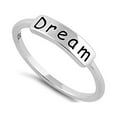 thumbnail image 1 of 925 Sterling Silver Oxidized Platinum Plated Dream Women Valentines Day Gifts Ring, 1 of 2