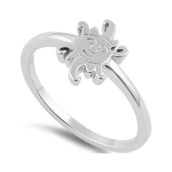 925 Sterling Silver Oxidized Platinum Plated Jester Women Valentines Day Gifts Ring
