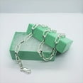 thumbnail image 1 of 925 Sterling Silver Paperclip Necklace Bracelet Chain 5.5mm, 1 of 8