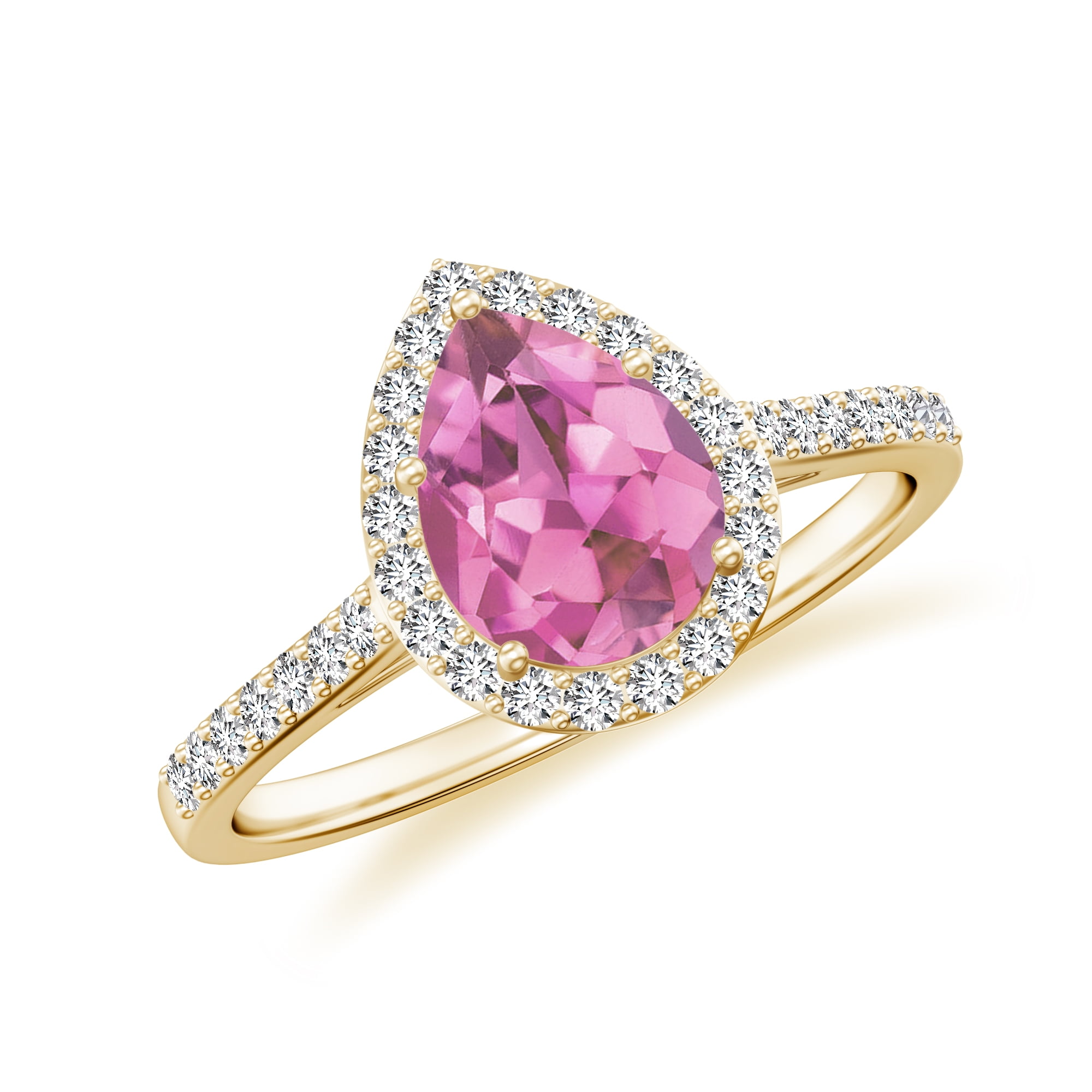 10k Yellow Gold Oval October Birthstone Ring With White Topaz - Size 10.5 Proposal Or Fashion Ring - View #2