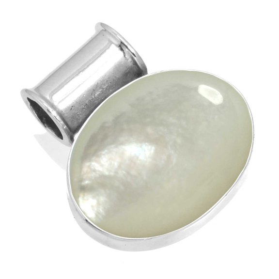 925 Sterling Silver Women Jewelry Natural Mother Of Pearl Pendant