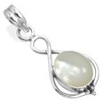 thumbnail image 1 of Natural Mother Of Pearl Women Jewelry 925 Sterling Silver Pendant, 1 of 3