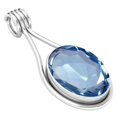 thumbnail image 1 of 925 Sterling Silver Pendant Iolite Quartz Handmade Jewelry, 1 of 7