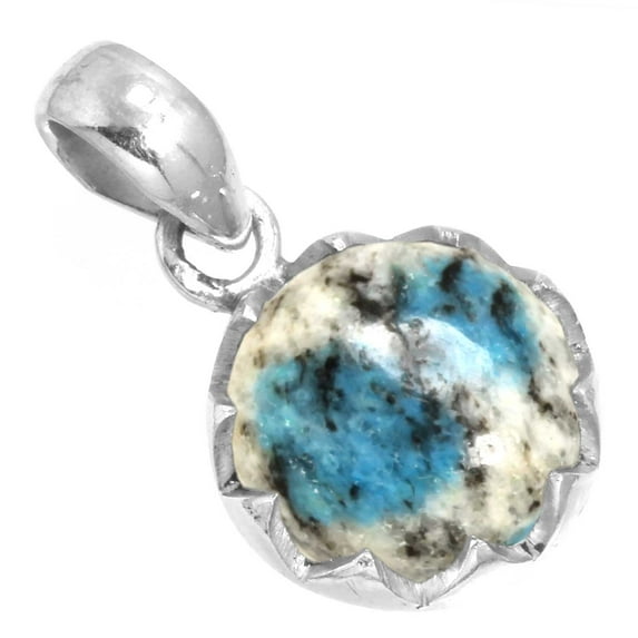 925 Sterling Silver Pendant Natural K2 Jasper Handmade Jewelry