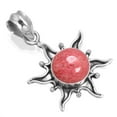 thumbnail image 1 of 925 Sterling Silver Pendant Natural Thulith Handmade Jewelry, 1 of 4