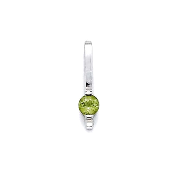 925 Sterling Silver Peridot Pendant Necklace Pendant for Women