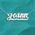 thumbnail image 1 of 925 Sterling Silver Personalized Name Necklace with Name of Your Choice - Made in USA, 1 of 1