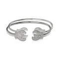 thumbnail image 1 of .925 Sterling Silver Phoenix West Indian Bangles (pair) - 7 / Silver, 1 of 1