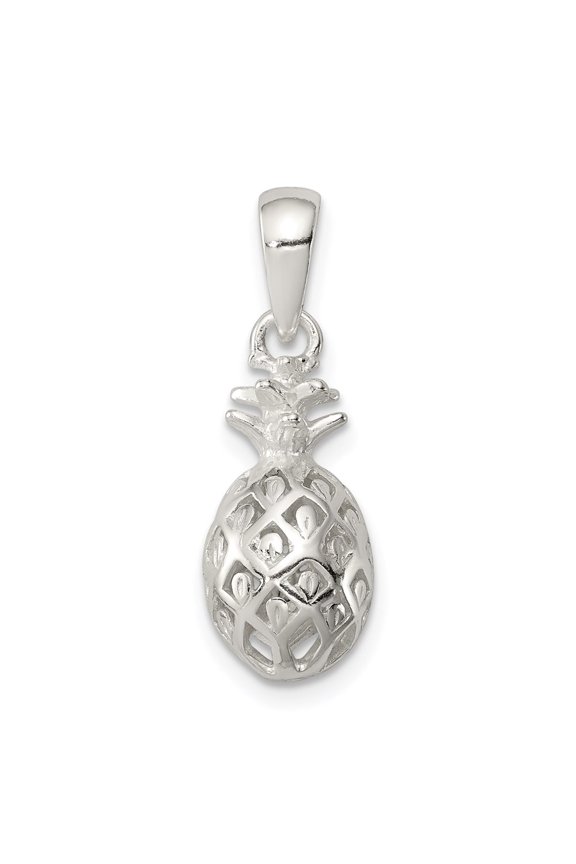 925 Sterling Silver Pineapple Pendant Fine Jewelry For Women Gifts For Her