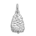 thumbnail image 1 of 925 Sterling Silver Pinecone Charm - Fall Jewlery Gifts for Her, 1 of 6