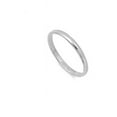 thumbnail image 1 of 925 Sterling Silver Plain Wedding Band Ring Size 4, 1 of 2