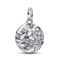 thumbnail image 1 of 925 Sterling Silver Plum Blossom Moon Star Dangle Charm for Bracelet Charms Bangle Pendant Jewelry, 1 of 5