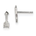 thumbnail image 1 of 925 Sterling Silver Polished Arrow Post Earrings, 1 of 3