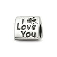 thumbnail image 1 of 925 Sterling Silver Polished Oxidized Reflections Mom Trilogy Bead Charm 8.18x8.18mm Wide Pendant Necklace for Women, 1 of 2