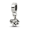 thumbnail image 1 of 925 Sterling Silver Polished Oxidized Reflections Pony Dangle Bead Charm 16.36x7.27mm Wide Pendant Necklace for Women, 1 of 2