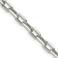 thumbnail image 1 of 925 Sterling Silver Polished Diam Cut Open Cable Chain Bracelet 9 Inch 5.5mm Lobster Claw - Link Bracelet for Women and, 1 of 2