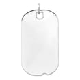 thumbnail image 1 of 925 Sterling Silver Polished Engraveable Animal Pet Dog Tag Disc Charm 38x19mm Wide 0.46mm Thick Pendant Necklace for Wo, 1 of 2