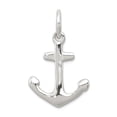 thumbnail image 1 of 925 Sterling Silver Polished Nautical Ship Mariner Anchor Charm 17x15mm Wide Pendant Necklace for Women, 1 of 2