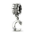 thumbnail image 1 of 925 Sterling Silver Polished Oxidized Reflections Letter Name Personalized Monogram Initial C Dangle Bead Charm 18.18x7., 1 of 2