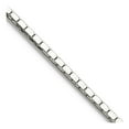 thumbnail image 1 of 925 Sterling Silver Polished Spring-Ring 1mm Mirror Box Chain Necklace 20 Inch Lobster Claw Chain Necklace for Women and, 1 of 2