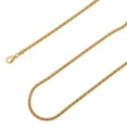 thumbnail image 1 of 925 Sterling Silver, Popcorn Coreana Gold Plated Chain 2.5mm Necklace - Hypoallergenic and Tarnish Resistant - By Oliver & Navy, 1 of 5