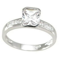 925 Sterling Silver Princess Promise Rings for Her & Engagement Rings Make Great Valentines Gift for Women