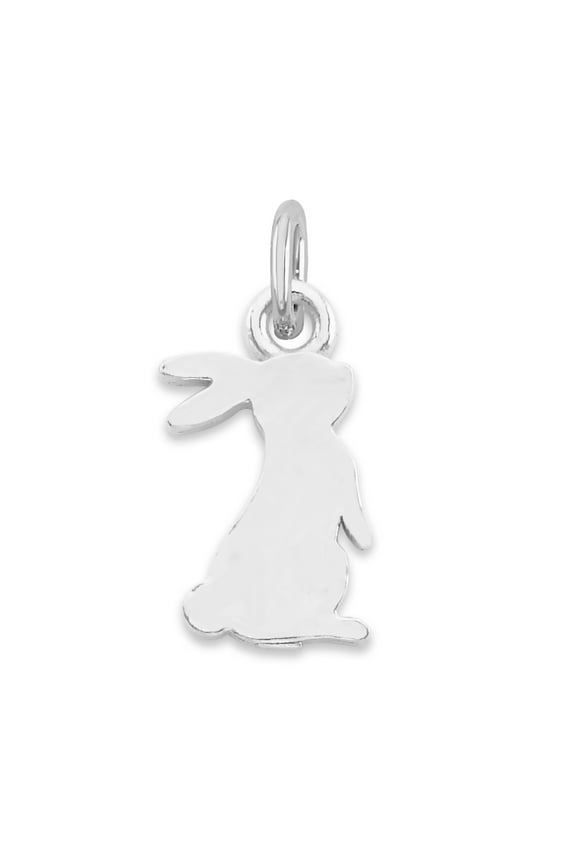 925 Sterling Silver Rabbit Charm - Animal Jewelry Gifts for Her
