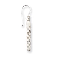 925 Sterling Silver Rectangular Checker Board Simulated Mother of Pearl Earrings Jewelry Gifts for Women