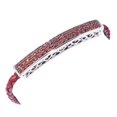 thumbnail image 1 of 925 Sterling Silver Red Garnet Bangle, 1 of 3